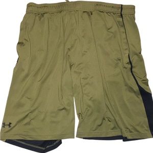 Men’s Under Armour Gym/Basketball Shorts in Army Green 2XL